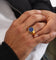Saint Morta Lapis Octagon Signet Ring Gold