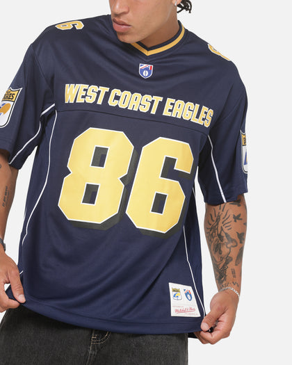 Mitchell & Ness West Coast Eagles AFL 86 Jersey Navy