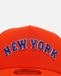 New Era New York Mets 'Homage' 9FORTY A-Frame Snapback Orange