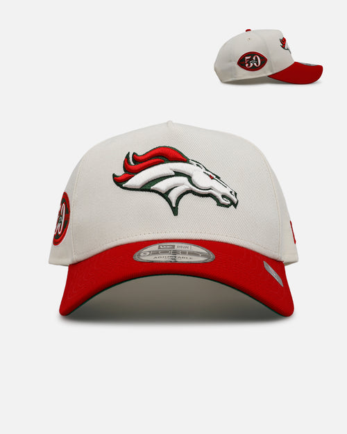 New Era Denver Broncos 'Strawberry' 9FORTY A-Frame Snapback Chrome/Red