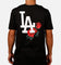 New Era Los Angeles Dodgers Rose T-Shirt Black/Red