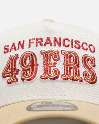 New Era San Francisco 49ers 'Chrome Metallic Wordmark' 9FORTY A-Frame Snapback Chrome