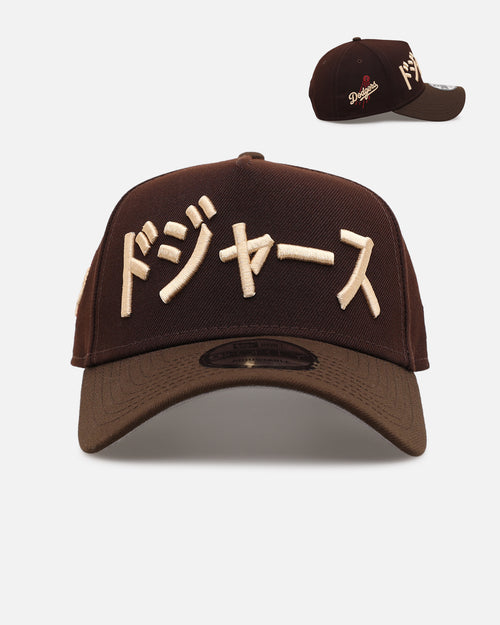 New Era Los Angeles Dodgers 'Japan Pack' Kanji 9FORTY A-Frame Snapback Brown