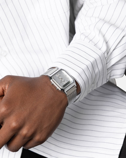 Casio AQ230EM-7A Watch Silver/Silver