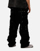 MNML Ultra Baggy Heavy Raver Denim Pants Black