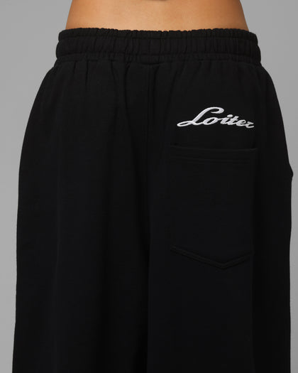 Loiter Airbrush Sweatpants Black