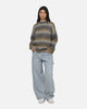 Carre Ombre Knitted Jumper Brown Stripe