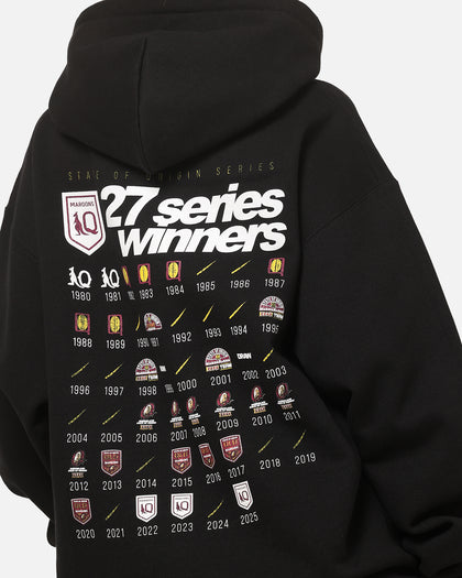 Mitchell & Ness Queensland Maroons 27 X Series Vintage Hoodie Black