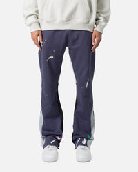 MNML Contrast Bootcut Sweatpants Vintage Navy