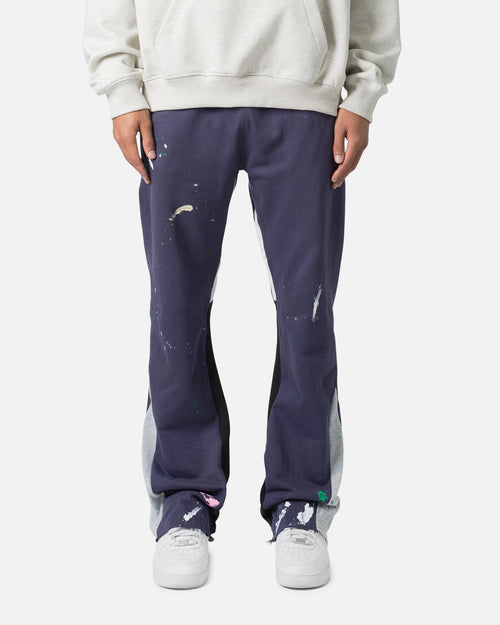 MNML Contrast Bootcut Sweatpants Vintage Navy