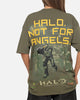 73Studio X Xbox X Halo Not For Angels T-Shirt Military Green