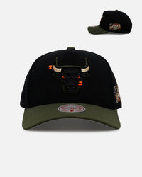Mitchell & Ness Chicago Bulls 'Olive Cargos' Pro Pinch Snapback Olive/Black