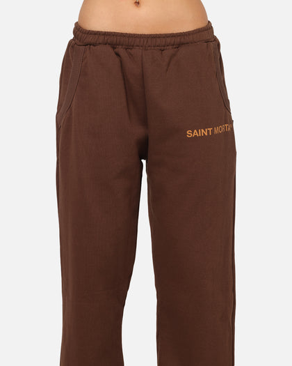Saint Morta Sacred Script Track Pants Brown