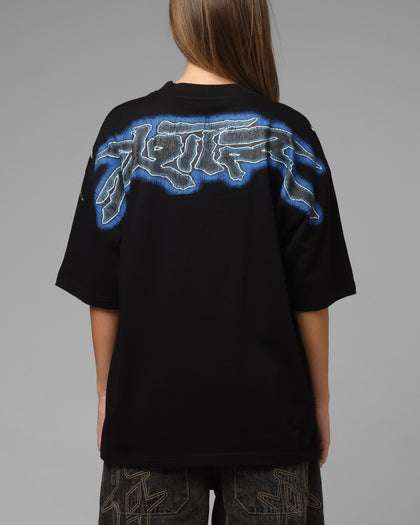 Loiter Airbrush Panther T-Shirt Black