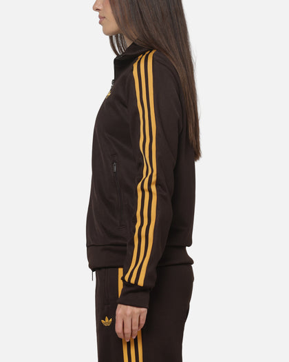 Adidas Women's Classic Track Top Brown/Yellow
