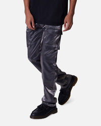 MNML Patent Shine Pants Black