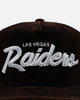 New Era Las Vegas Raiders 'Washed Black NFL Golfer' Corduroy Golfer Snapback Washed Black