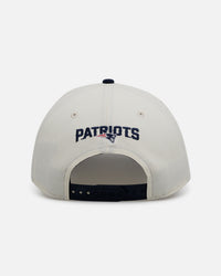 New Era New England Patriots 'Super Bowl Logos' 9FORTY A-Frame Snapback Chrome