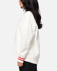 Nike Women's Sportswear Phoenix Oversized Graphic Fleece Sweatshirt Sail