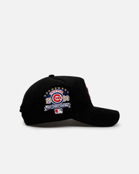New Era Chicago Cubs 'Black Cord' 9FORTY A-Frame Corduroy Snapback Black