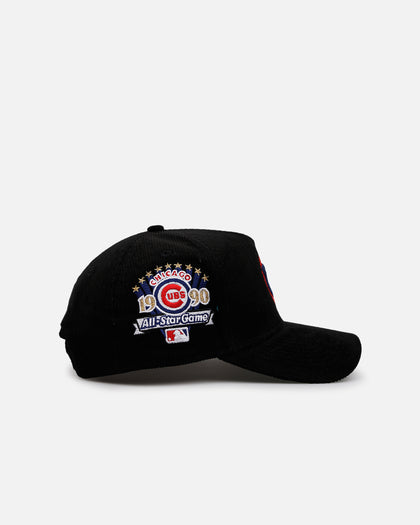New Era Chicago Cubs 'Black Cord' 9FORTY A-Frame Corduroy Snapback Black