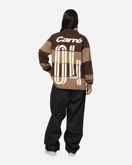 Carre Off Grid Rugby Shirt Brown