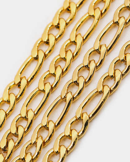 Raising Hell Women's Letter Anklet Gold