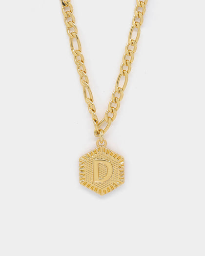 Raising Hell Women's Letter Anklet Gold
