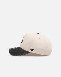 47 Brand Los Angeles Dodgers 'Washed Black Visor' 47 Offside Snapback Natural