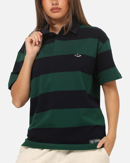 Vouseti Post Game Polo Shirt Navy/Teal