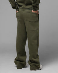 Loiter Hybrid Sweatpants Olive/Pink