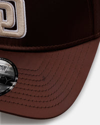 New Era San Diego Padres 'Team Color Satin' 9FORTY A-Frame Snapback Official Team Color