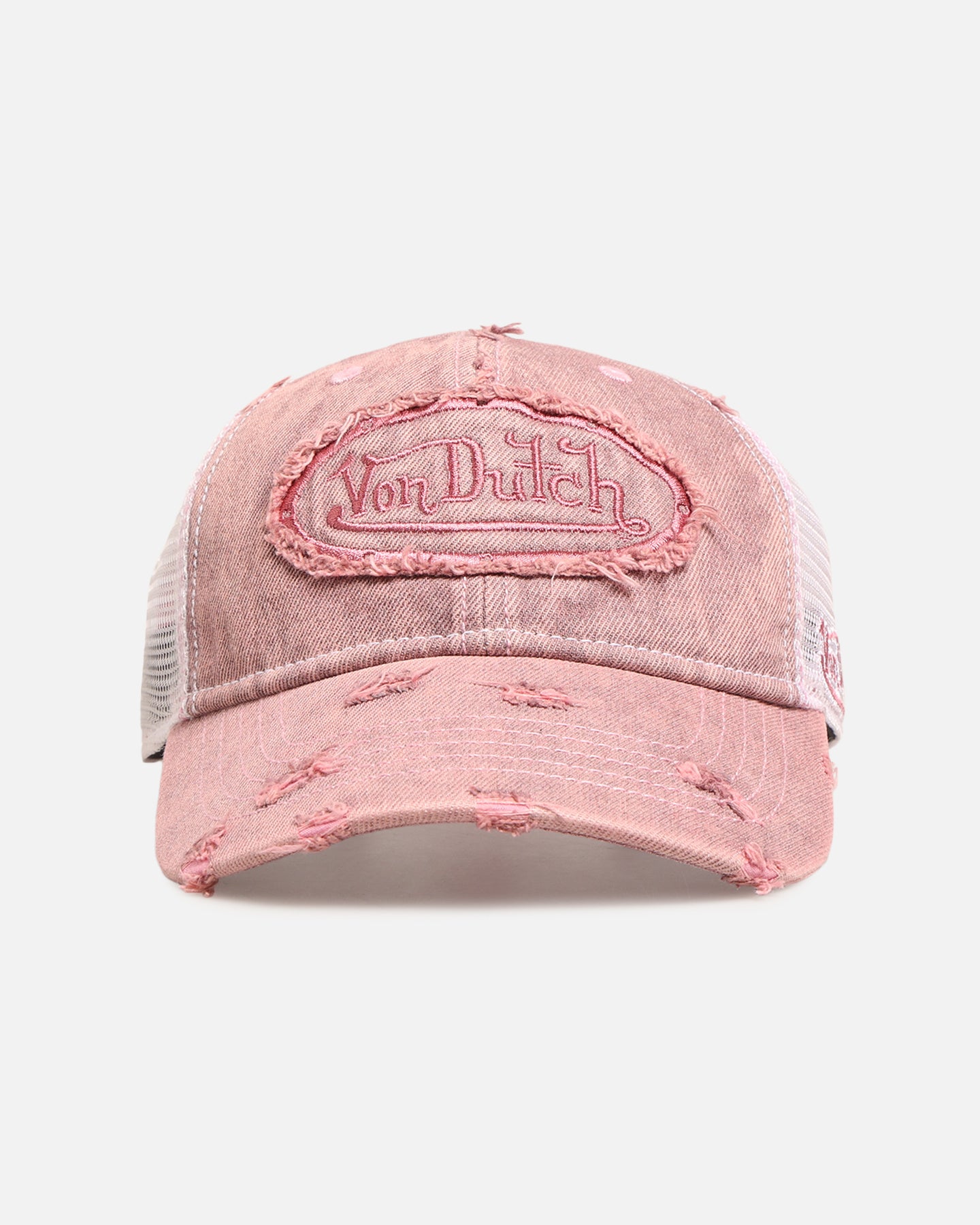 Von Dutch Overdye Wash Trucker Snapback Pink | Culture Kings NZ