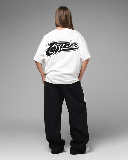 Loiter Jet Stream Chenille T-Shirt Off White