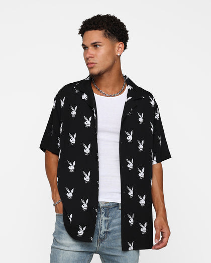 Playboy by Culture Kings Chrome Party Shirt Black