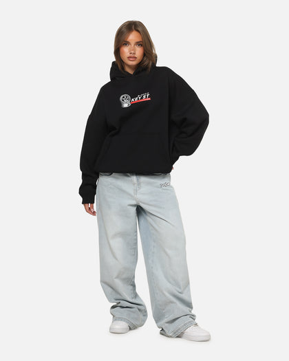 Key Street Wheels Hoodie Black