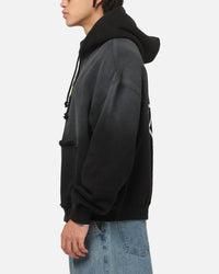 Mitchell & Ness Chicago Bulls Tape Hoodie Black