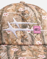 Loiter Hybrid Snapback Cap Pink Tree Camo