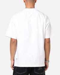 Saint Morta Fray Boxy T-Shirt White