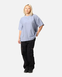 Carre Terry Oversized T-Shirt Blue
