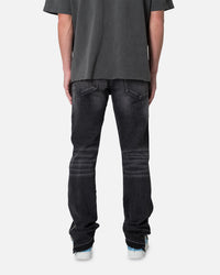 MNML D558 Straight Stripe Denim Jeans Black