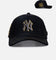 New Era New York Yankees 'Statement Suede 10 Year Anniversary' 9FORTY A-Frame Snapback Black Suede