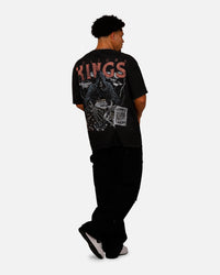 Culture Kings Reaper T-Shirt Black Acidwash