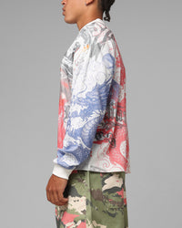 Loiter Sketch Book Long Sleeve T-Shirt White
