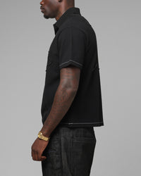 Loiter Unity Polo T-Shirt Black