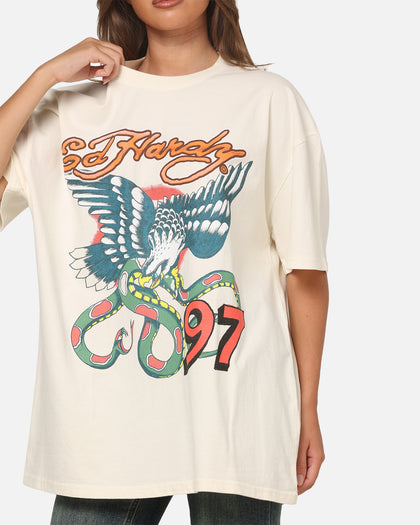 Ed Hardy Hardy Motors T-Shirt Off White