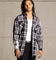 Saint Morta Patriot Long Sleeve Flannel Shirt Black/Grey