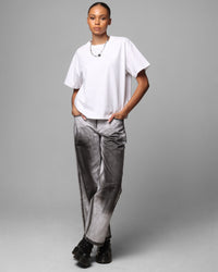 Loiter Boxer Fitted T-Shirt White