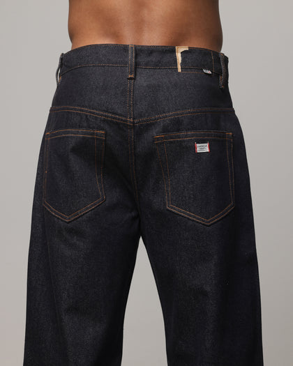 American Thrift Vintage Straight Jeans Raw Blue