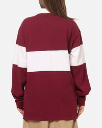 Mitchell & Ness Queensland Maroons Panelled Rugby Shirt Maroon